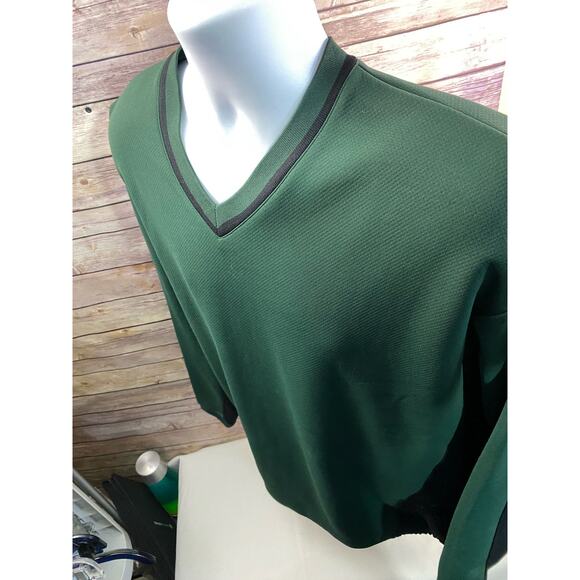 Nike Golf Shirt Mens XL Green Long Sleeve Dri Fit Pullover Sweater - Picture 7 of 10